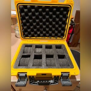 Invicta 8 watch slot Dive case in Yellow Hard Shell Protective Case